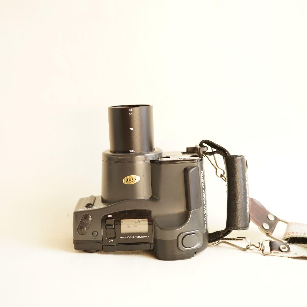 Olympus Infinity Superzoom 300 Film Camera | 35mm Point & Shoot | Tested & Working | Grey