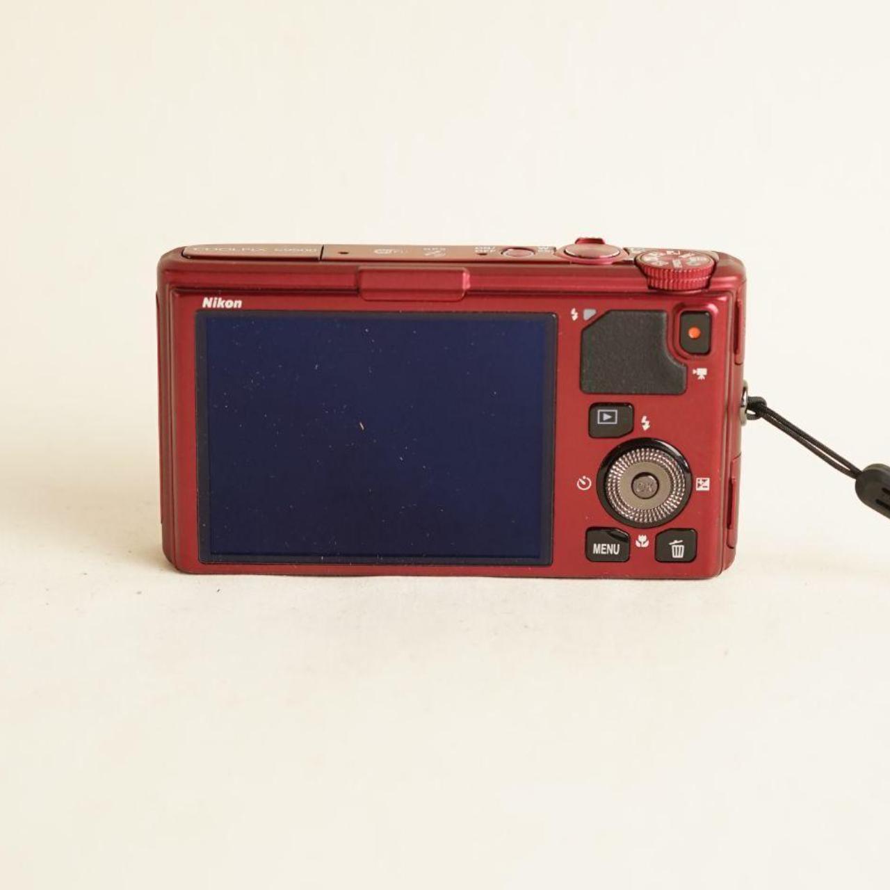 Nikon Coolpix S9500 Digital Camera | 18.1MP | Tested & Working | Red