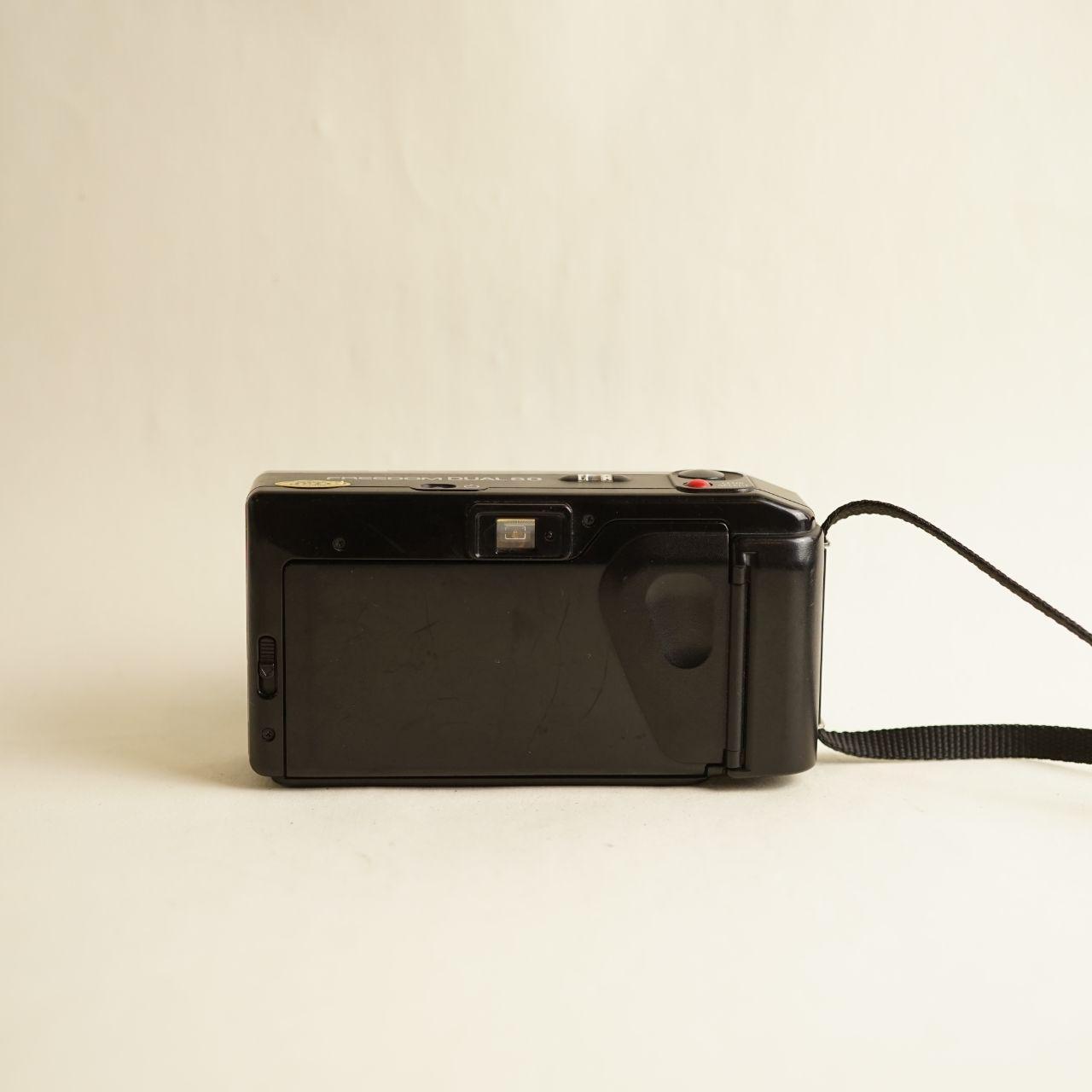 Minolta Freedom Dual 60 Film Camera | 35mm Point & Shoot | Tested & Working | Black