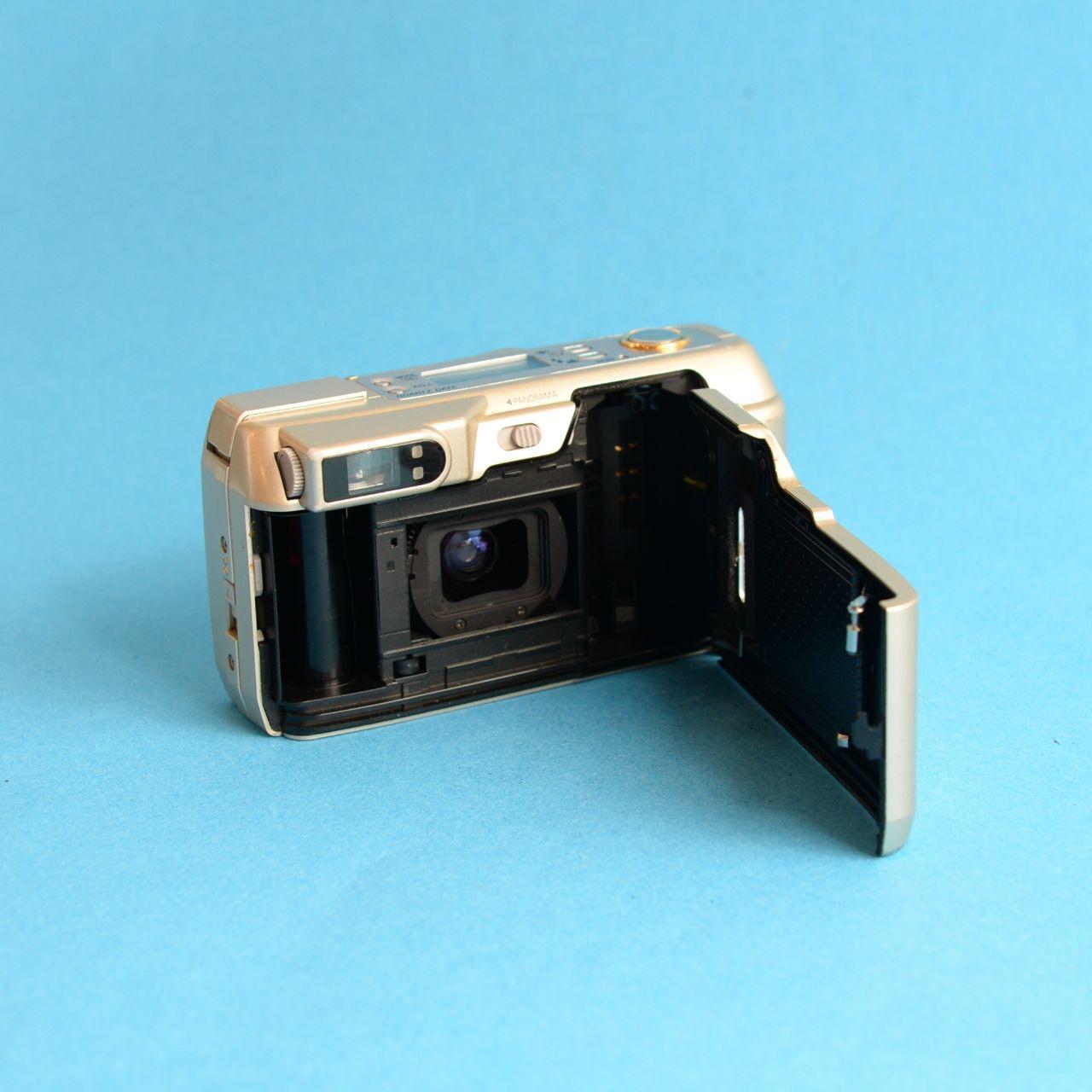 Nikon Lite Touch Zoom 120 Film Camera | 35mm Point & Shoot | Tested & Working | Gold
