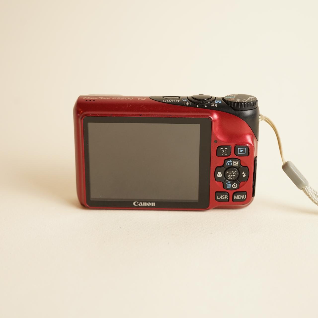 Canon PowerShot A2200 Digital Camera | 14.1MP | Tested & Working | Red