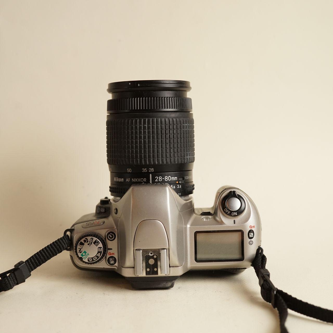 Nikon N65 Film Camera | 35mm SLR | Tested & Working | Black & Silver