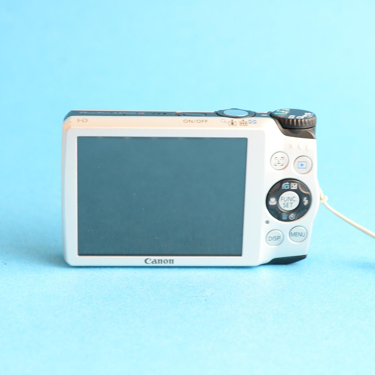 Canon PowerShot A3300 IS Digital Camera | 16MP | Tested & Working | Silver