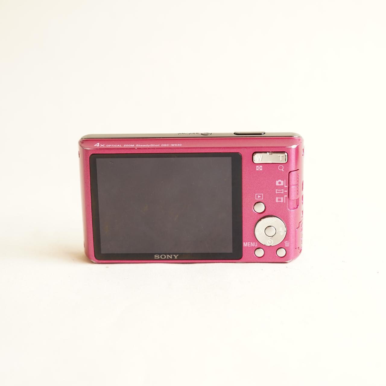 Sony Cyber-shot DSC-W530 Digital Camera | 14.1MP | Tested & Working | Pink