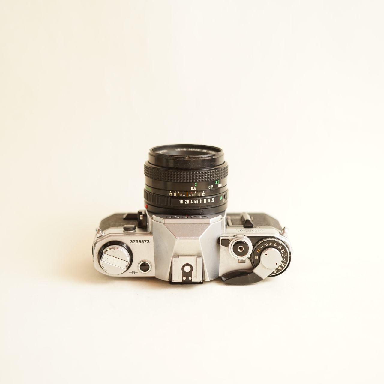 Canon AE-1 Film Camera | 35mm SLR | Tested & Working | Black / Silver