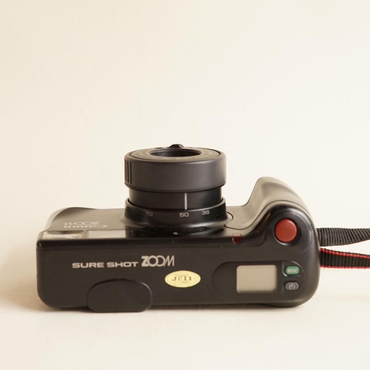 Canon SureShot Zoom Film Camera | 35mm Point &amp; Shoot | Tested & Working | Black