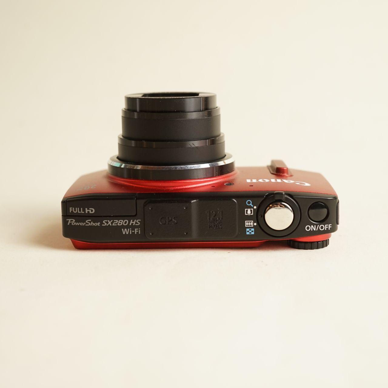 Canon PowerShot SX280 HS Digital Camera | 12.1MP | Tested & Working | Red