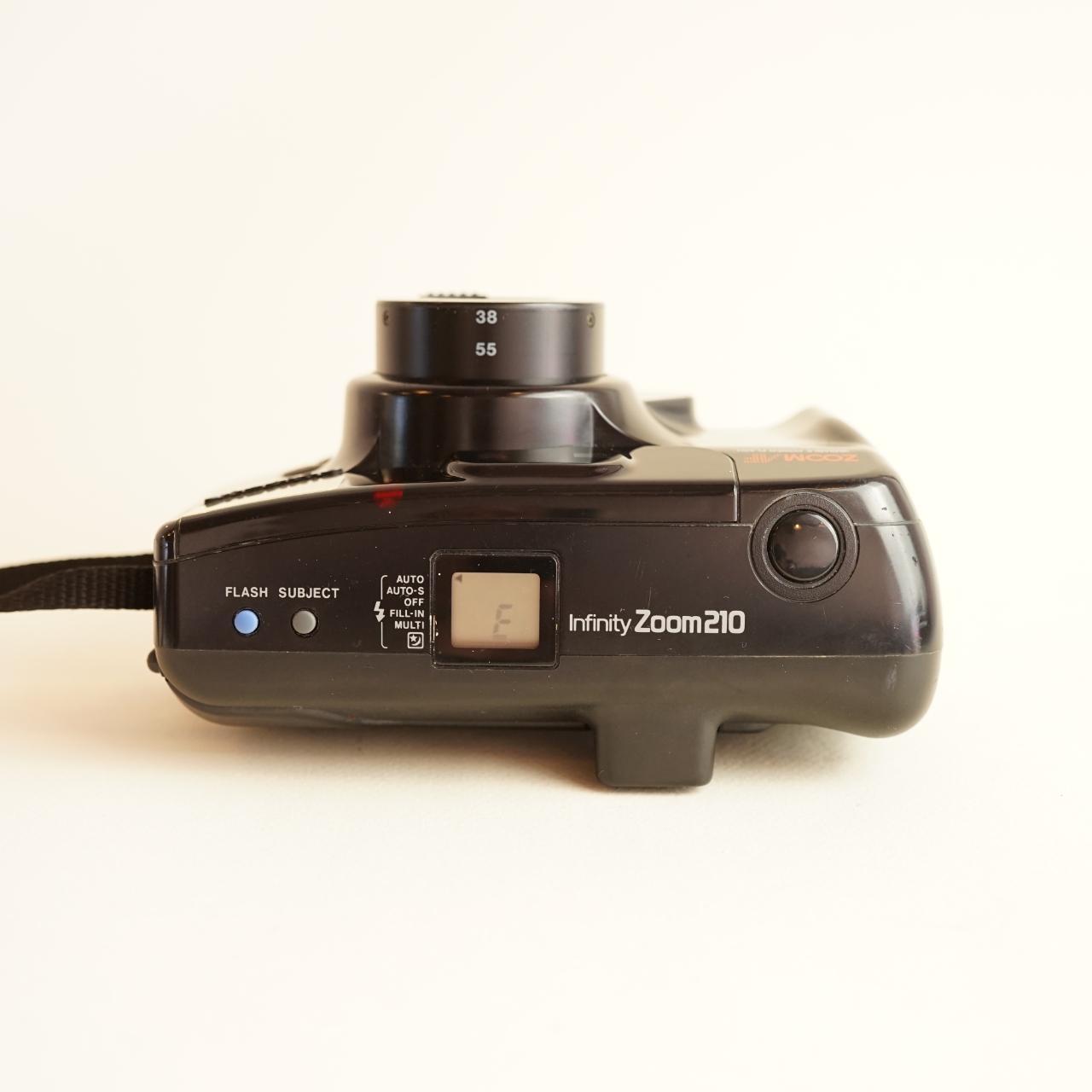 Olympus Infinity Zoom 210 35mm Film Camera | Tested & Working | Black