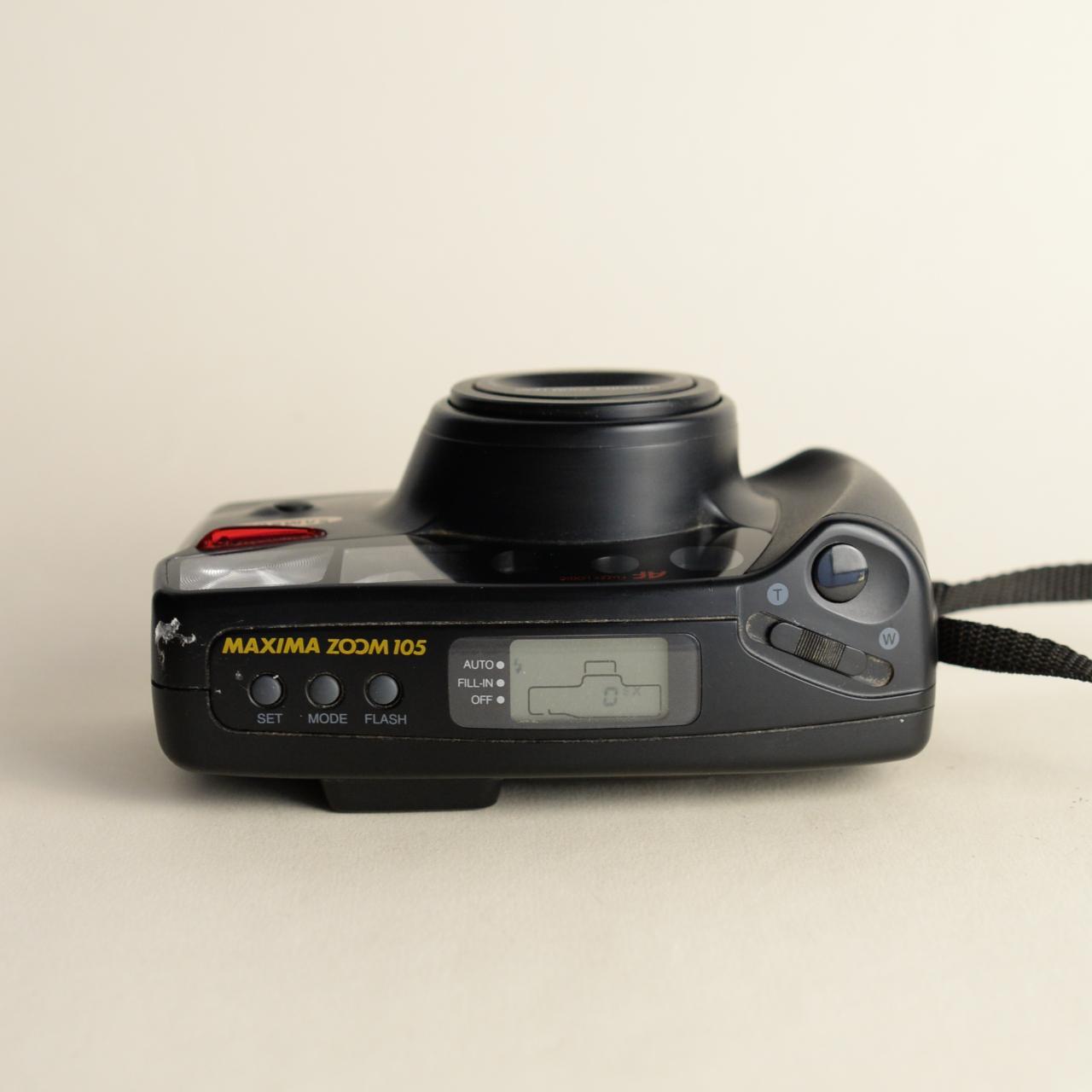 Samsung Maxima Zoom 105 | 35mm Film Camera | Point and Shoot | Black