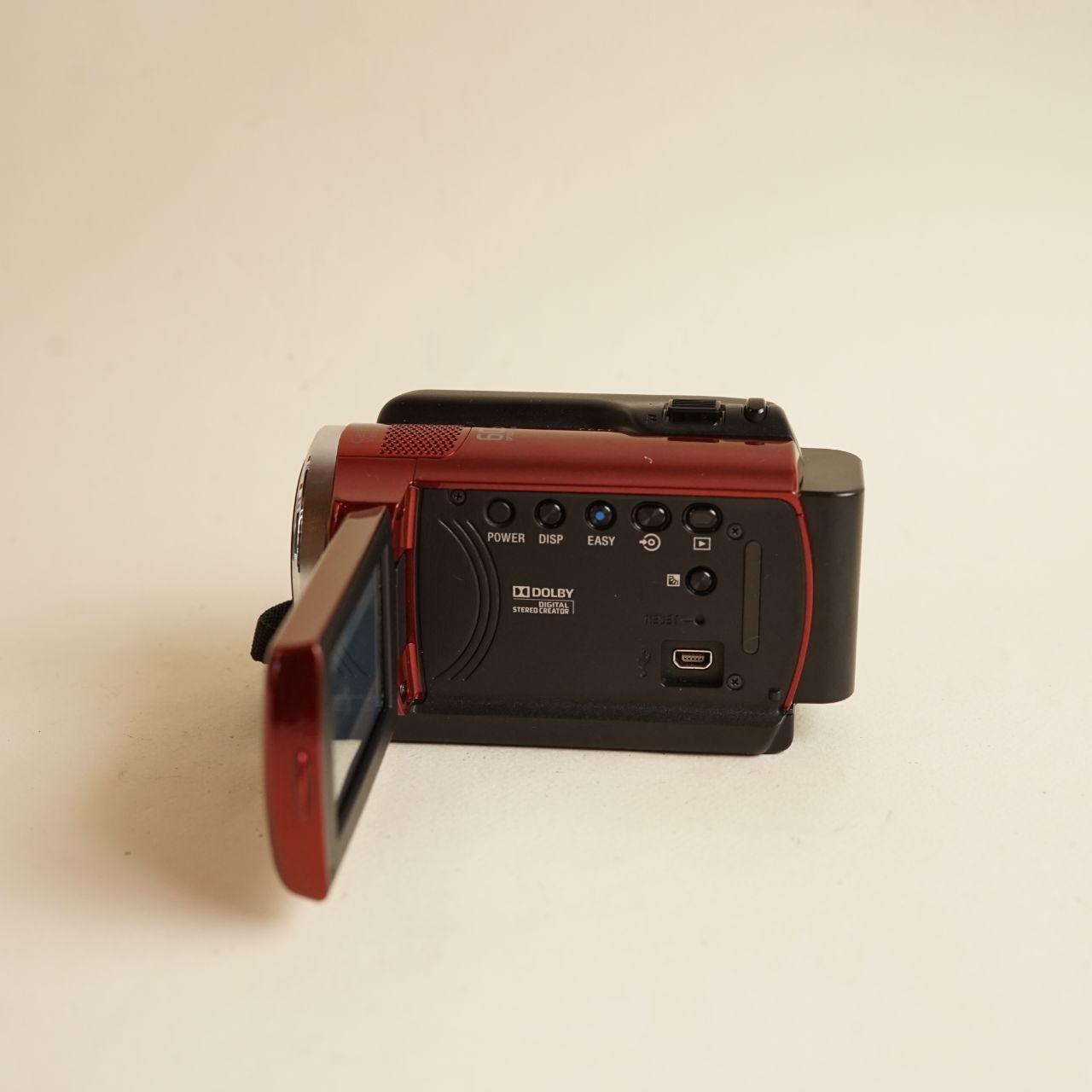 Sony Handycam DCR-SR47 Camcorder | Tested & Working | Red