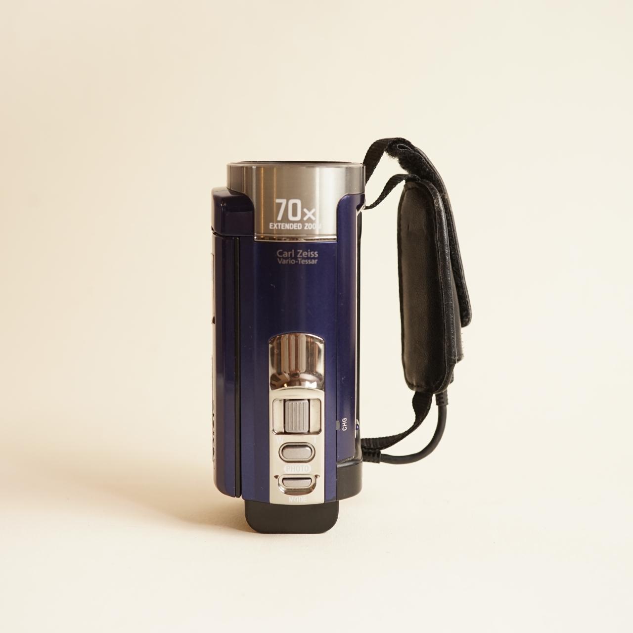 Sony Handycam DCR-SX65 Camcorder | 70x Zoom | Tested & Working | Blue