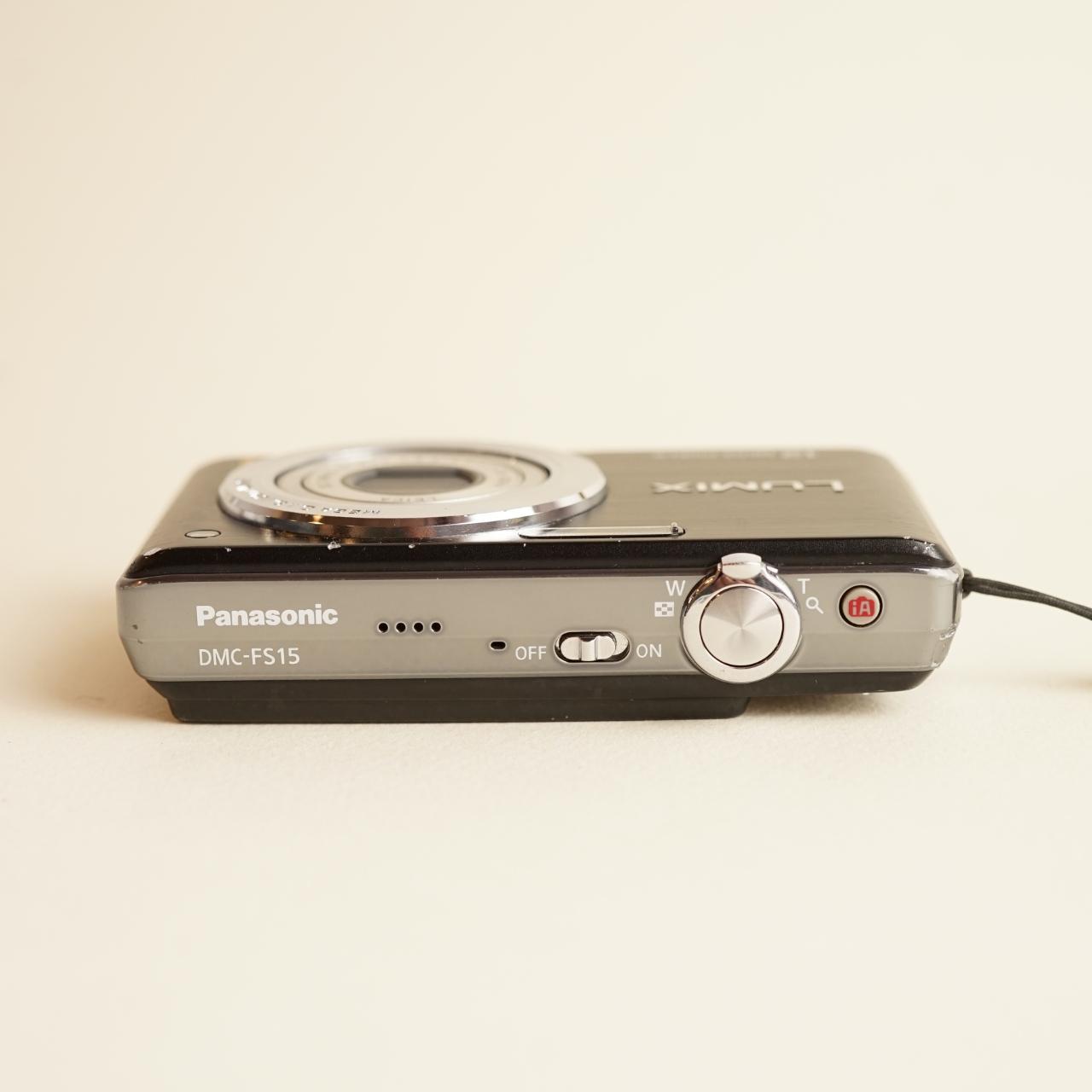 Panasonic Lumix DMC-FS15 Digital Camera | 12MP | Tested & Working | Black