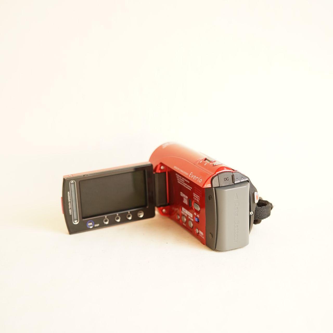 JVC Everio GZ-MS100RU Digital Camcorder | Tested & Working | Red