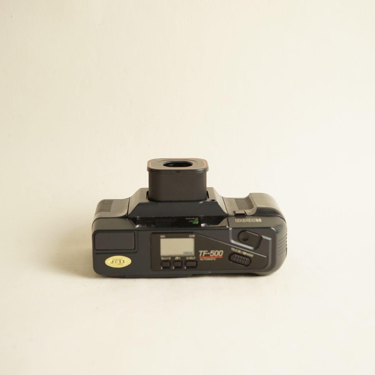 Ricoh TF-500 Film Camera | 35mm Point & Shoot | Tested & Working | Black