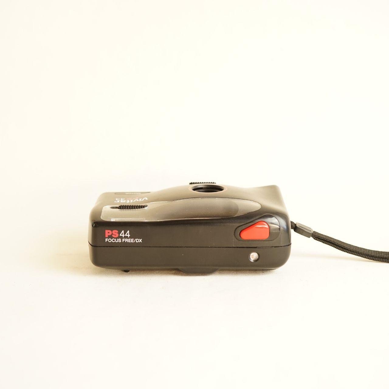 Vivitar PS44 Film Camera | 35mm Point & Shoot | Tested & Working | Black