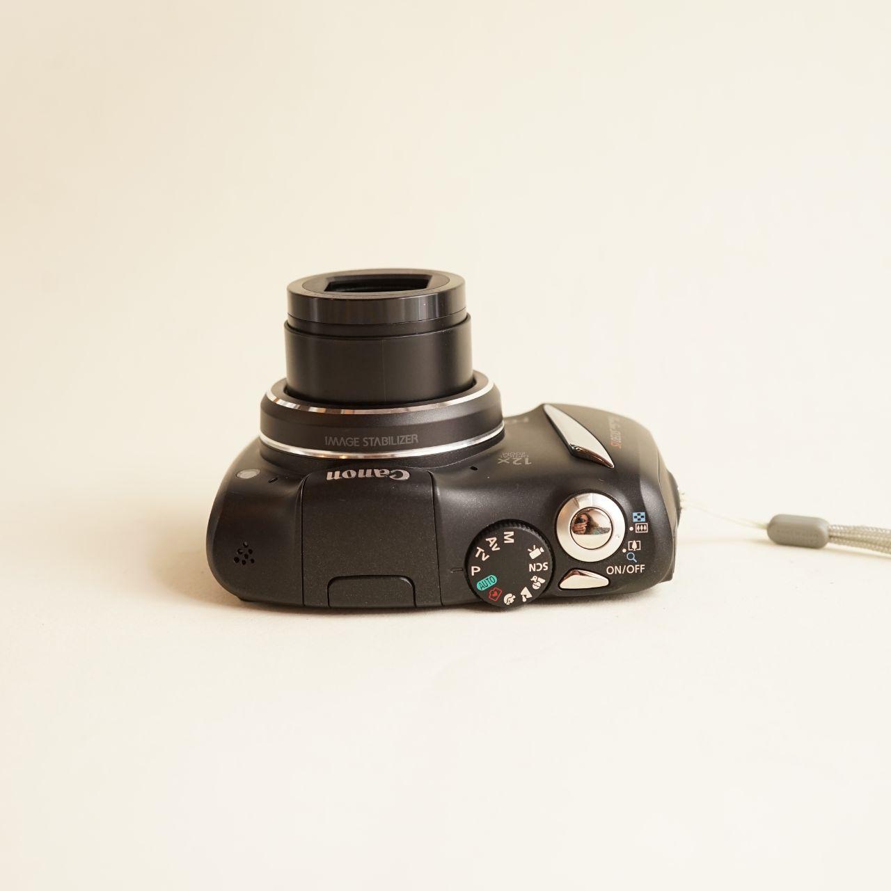 Canon PowerShot SX130 IS Digital Camera | 12.1MP | Tested & Working | Black