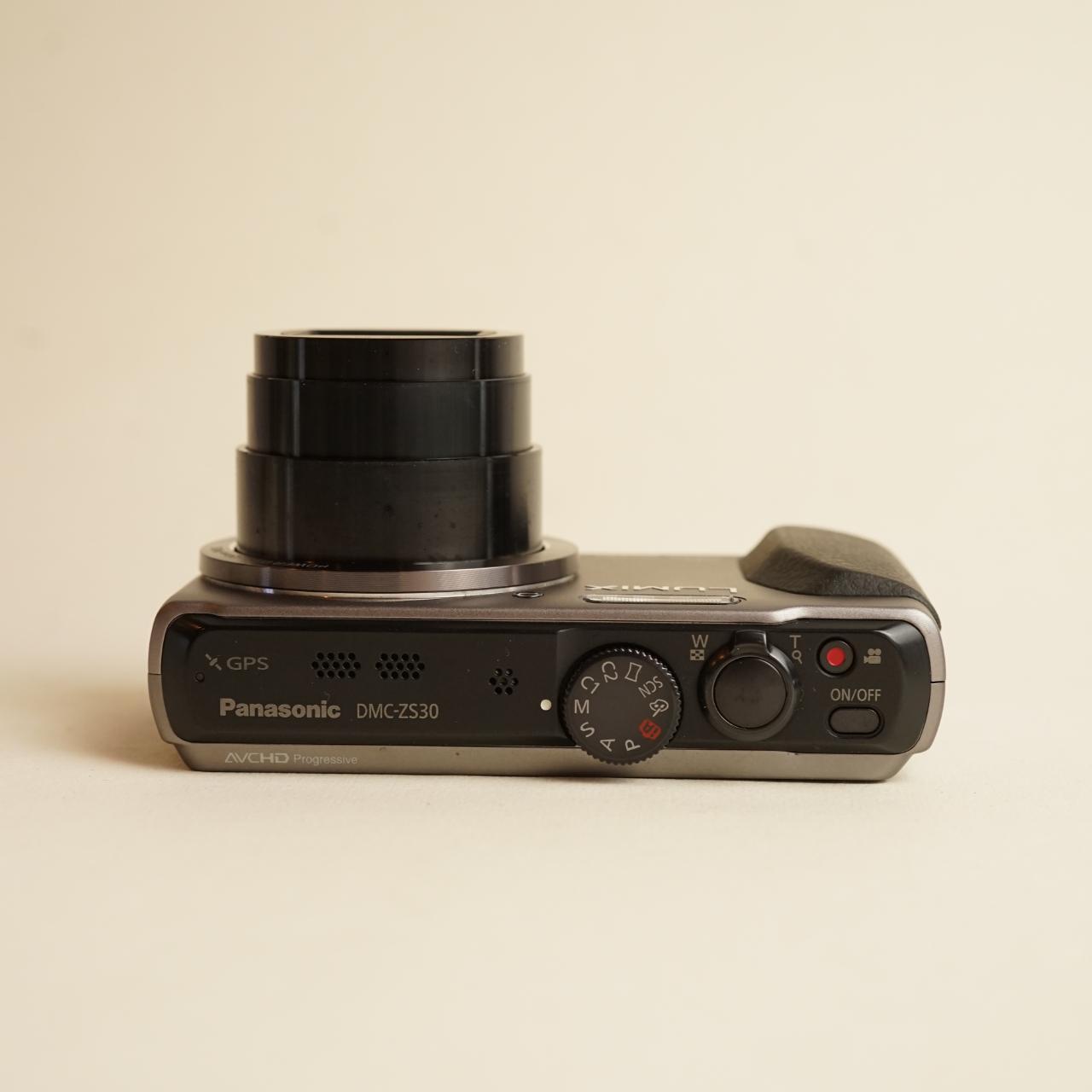 Panasonic Lumix DMC-ZS30 Digital Camera | 18.1MP | Tested & Working | Black