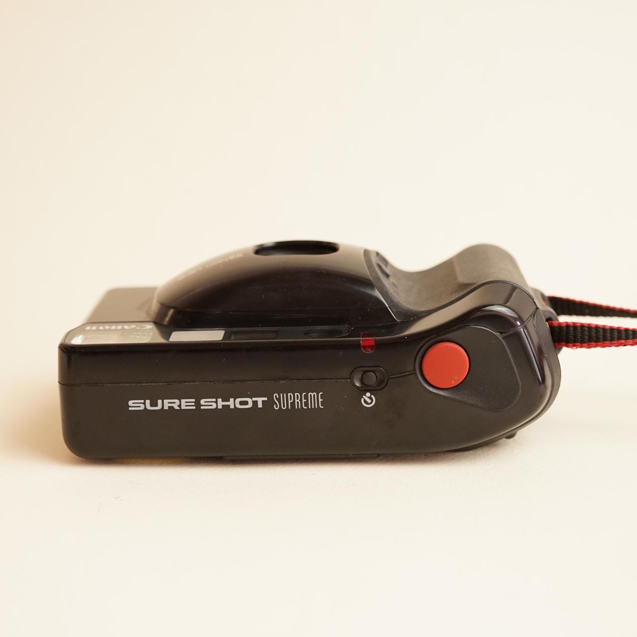 Canon SureShot Supreme Film Camera | 35mm Point & Shoot | Tested & Working | Black
