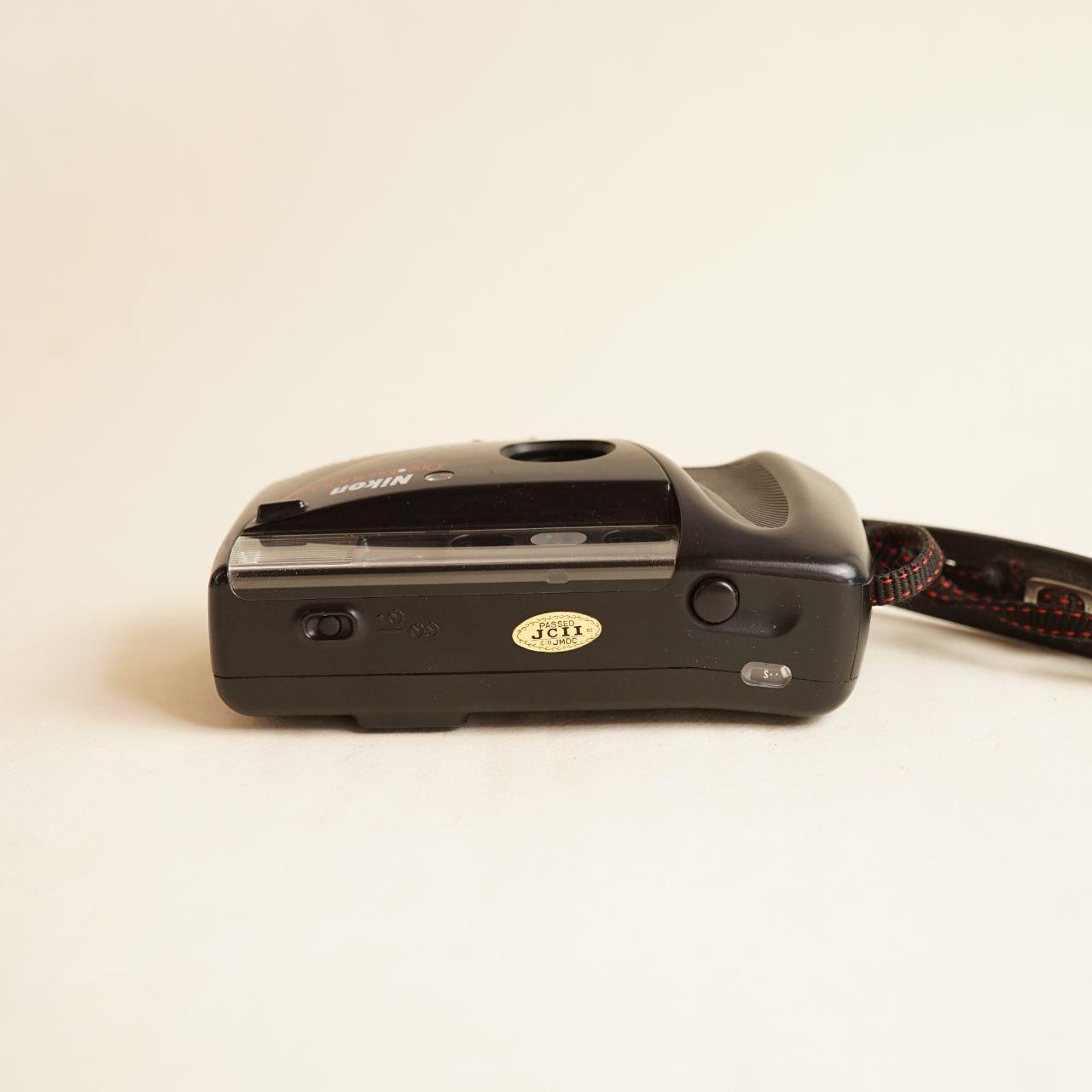 Nikon One Touch 100 Film Camera | 35mm Point & Shoot | Tested & Working | Black