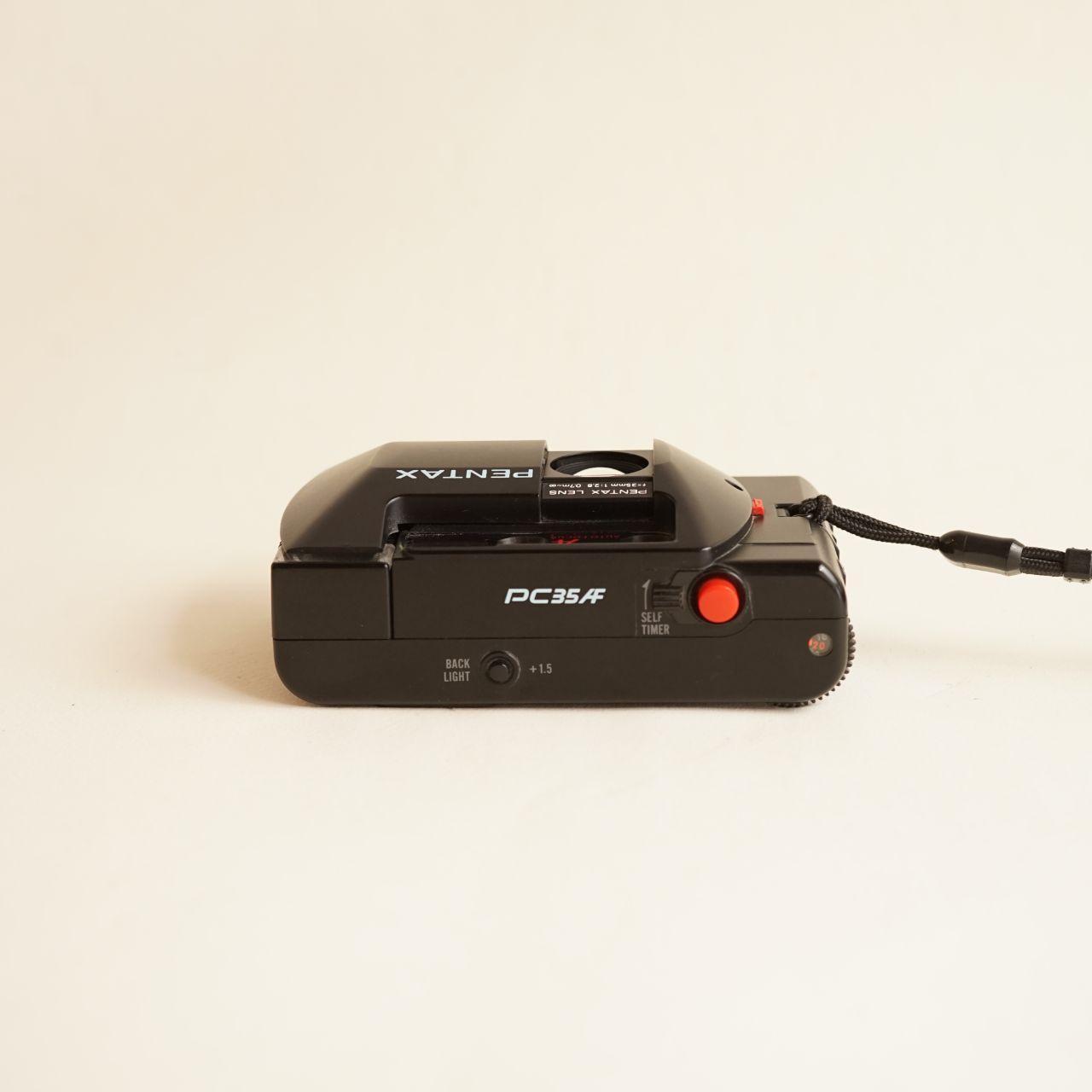 Pentax PC35AF Film Camera | 35mm Point & Shoot | Tested & Working | Black