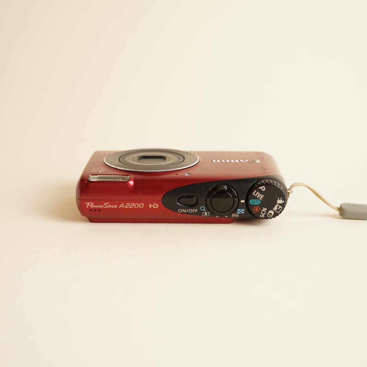 Canon PowerShot A2200 Digital Camera | 14.1MP | Tested & Working | Red