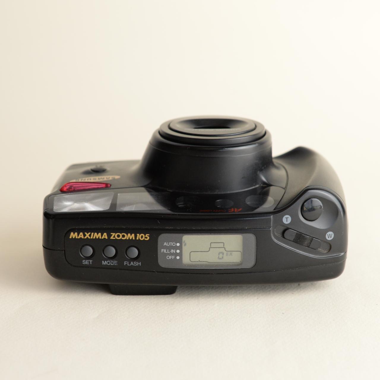 Samsung Maxima Zoom 105 | 35mm Film Camera | Point and Shoot | Black