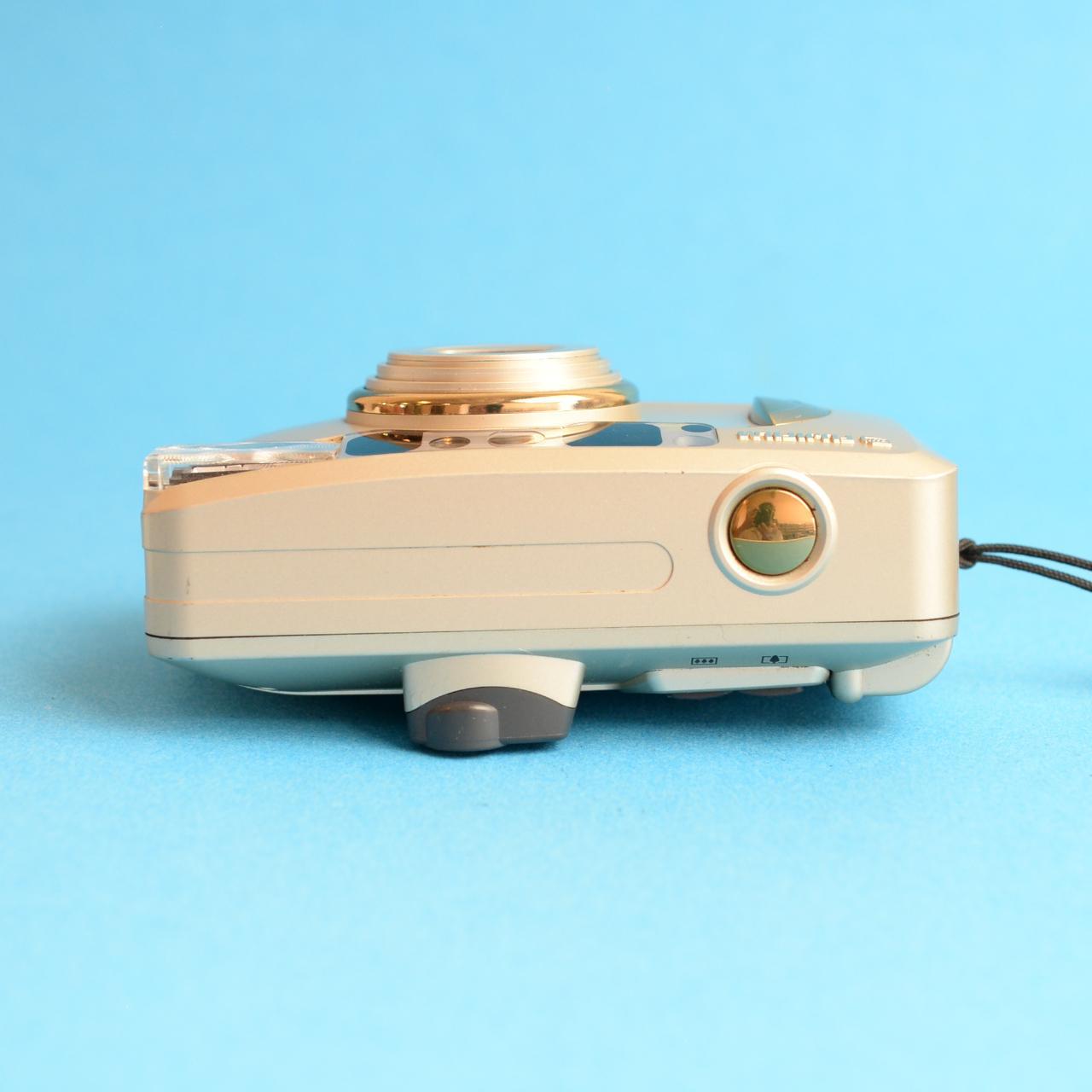 Fujifilm Zoom Date 125SR 35mm Film Camera | Tested & Working | Gold