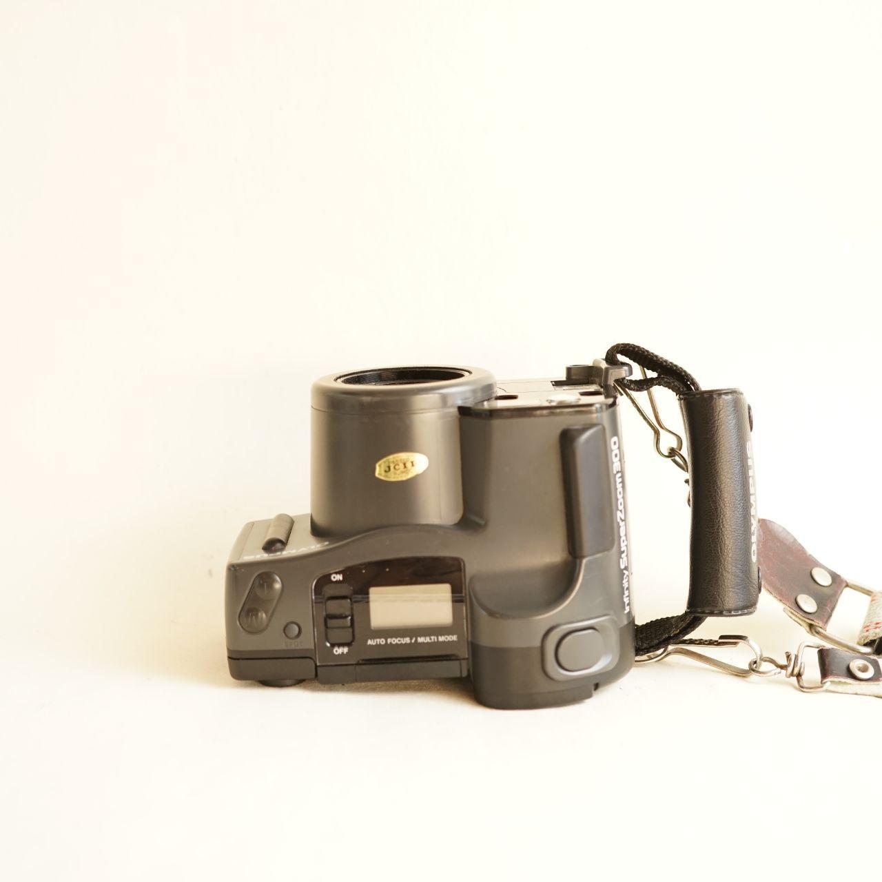 Olympus Infinity Superzoom 300 Film Camera | 35mm Point & Shoot | Tested & Working | Grey