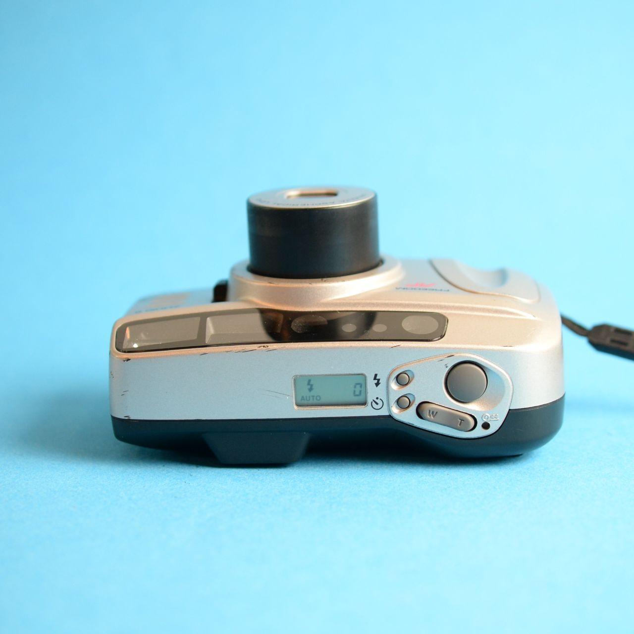 Minolta Family Zoom II Film Camera | 35mm Point & Shoot | Tested & Working | Silver