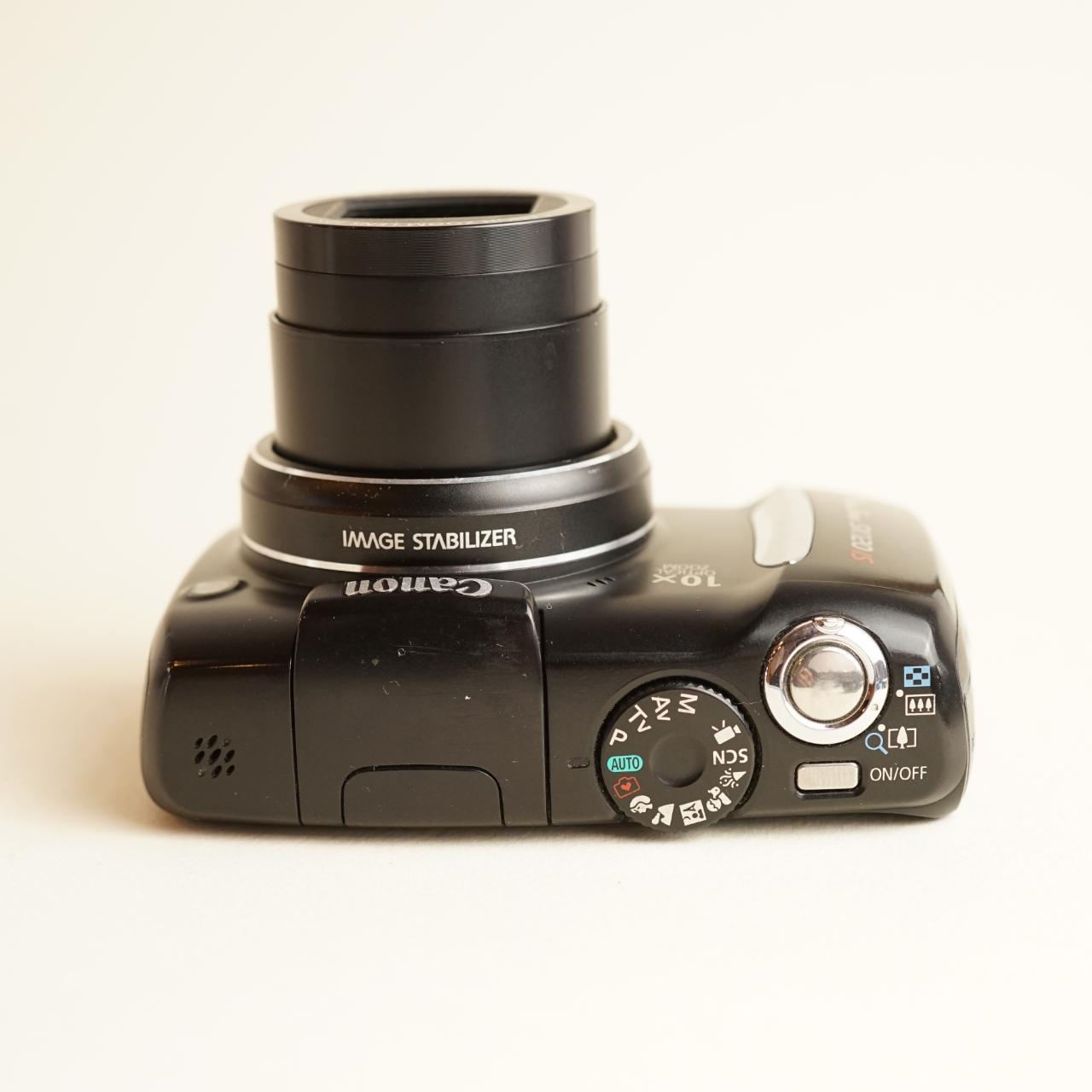 Canon PowerShot SX120 IS Digital Camera | 10MP | Tested & Working | Black