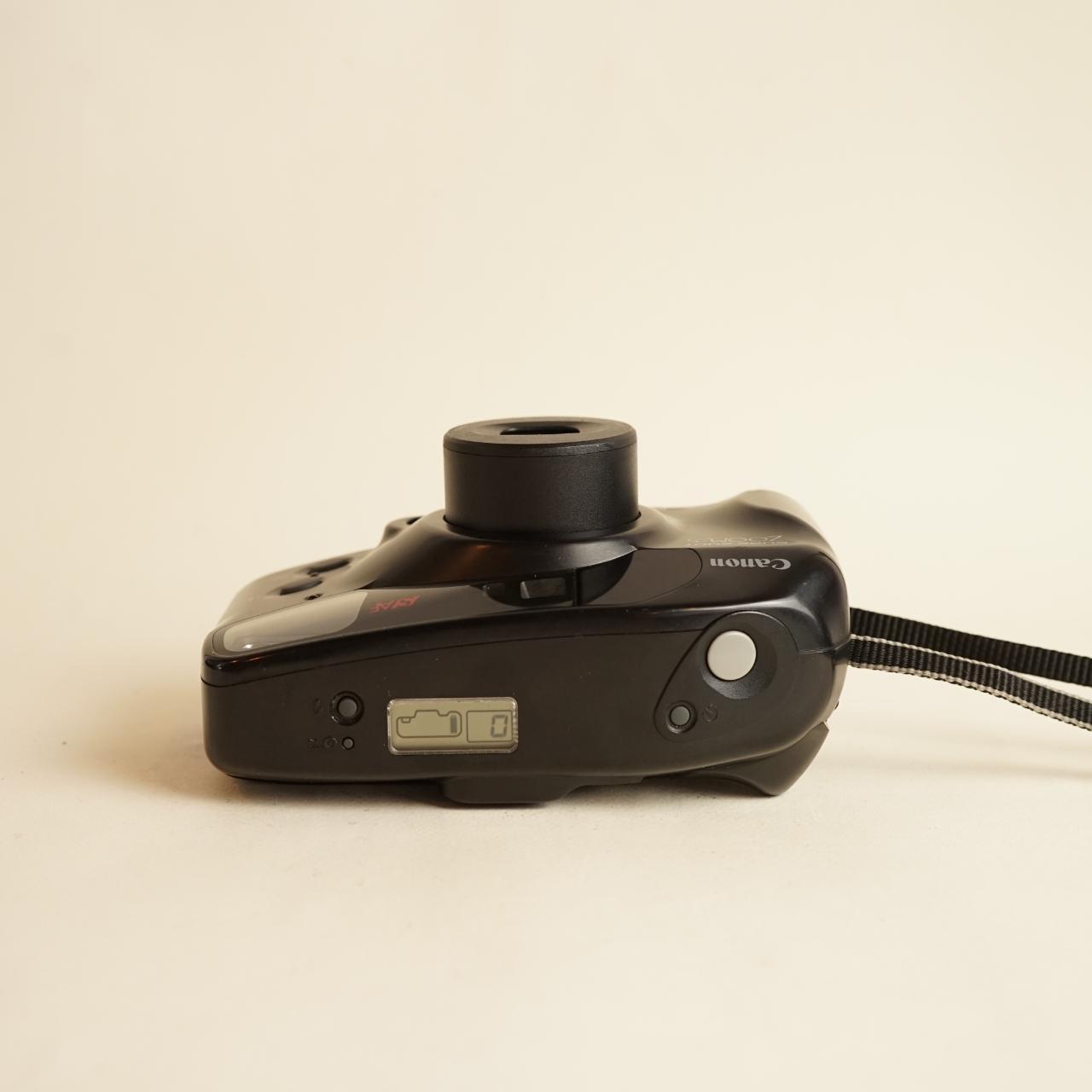 Canon Sure Shot Zoom-S Film Camera | 35mm Point & Shoot | Black | Tested & Working