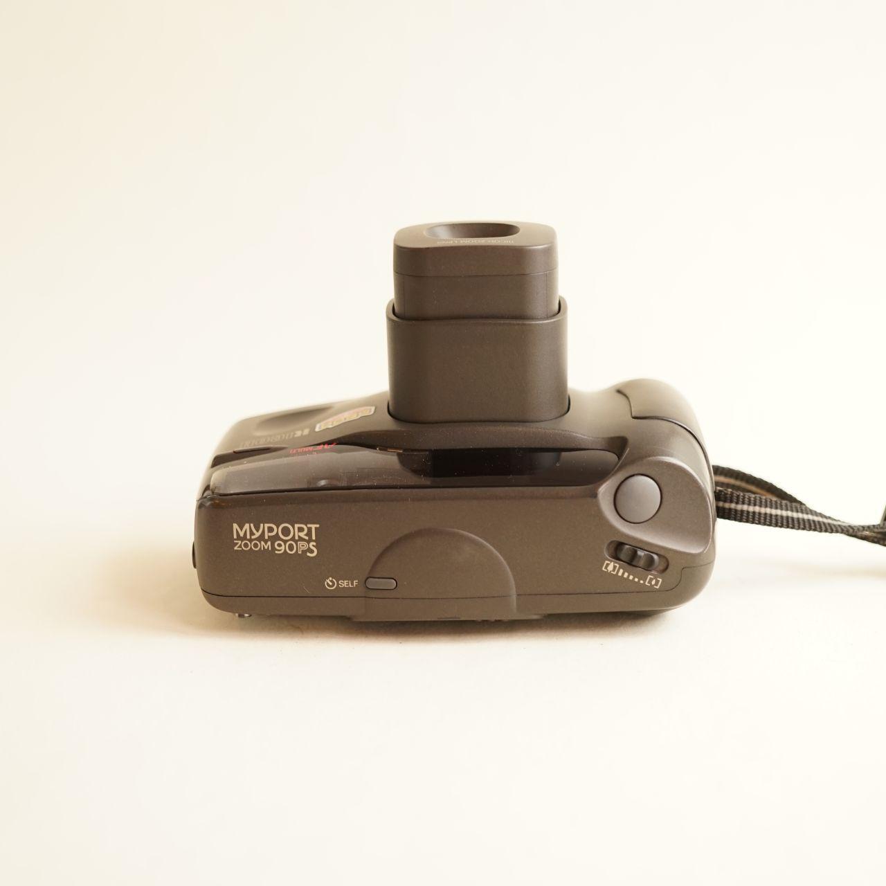 Ricoh MyPort Zoom 90PS Film Camera | 35mm Point & Shoot | Tested & Working | Black