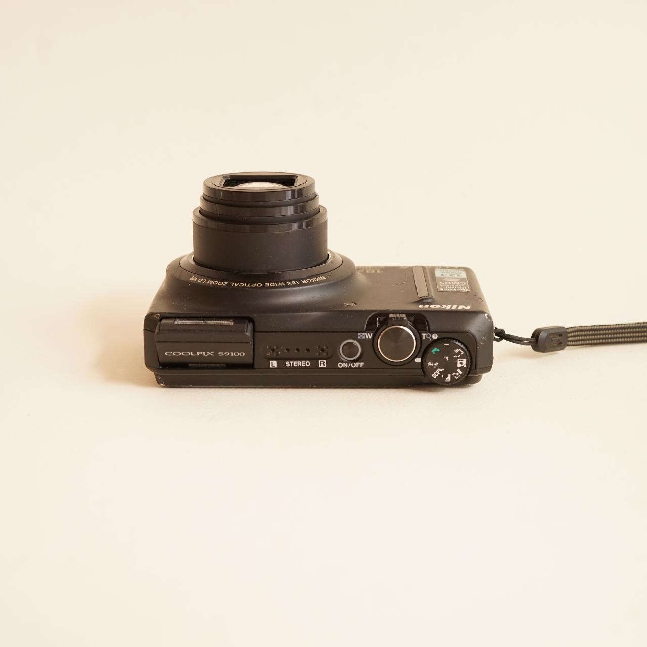 Nikon Coolpix S9100 Digital Camera | 12.1MP | Tested & Working | Black