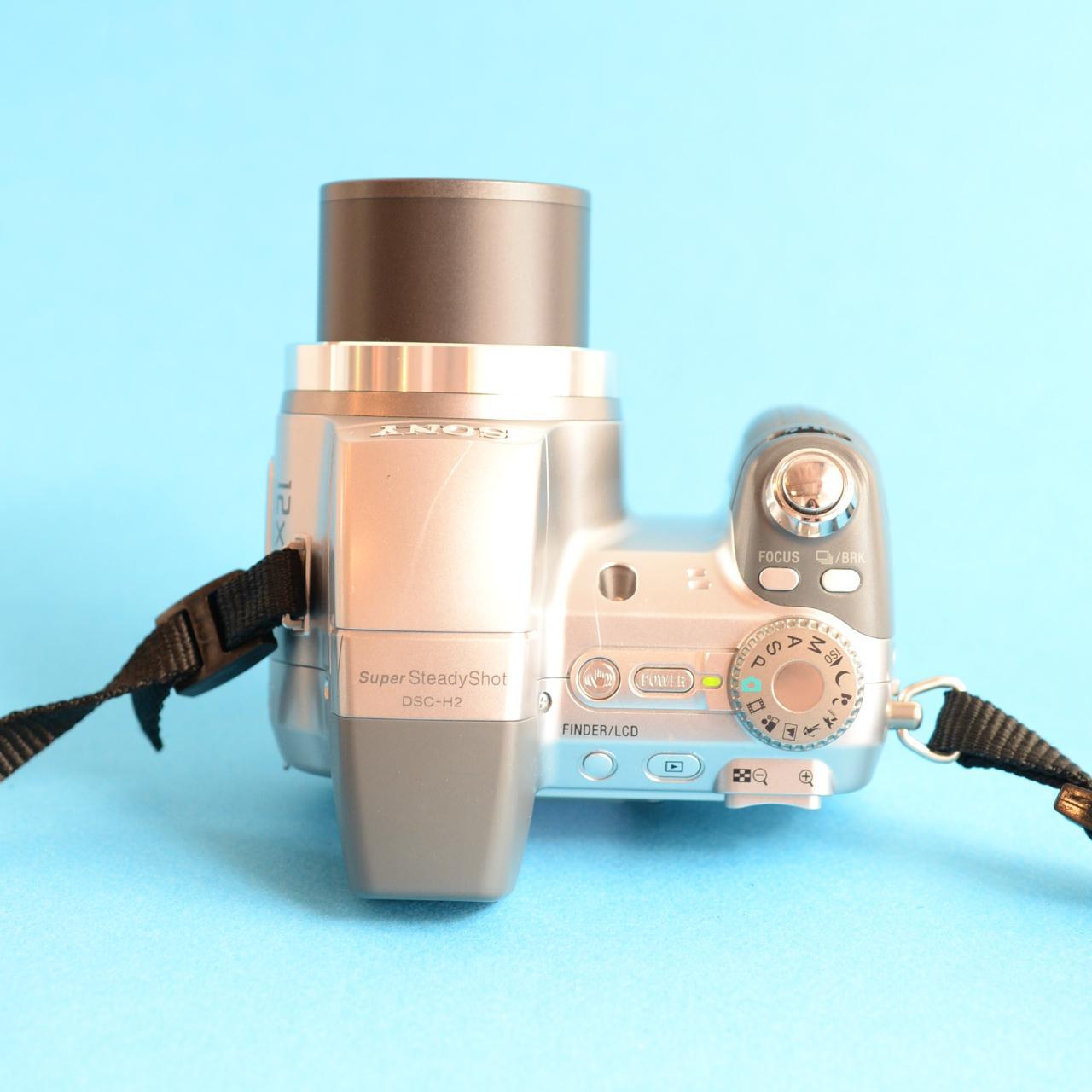 Sony CyberShot DSC-H2 Digital Camera | 6MP | Tested & Working | Silver