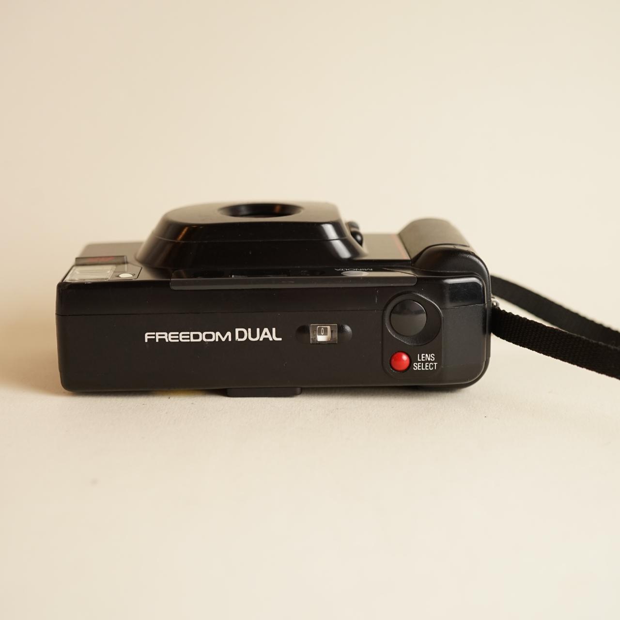 Minolta Freedom Dual 35mm Film Camera | Point and Shoot | Tested and Working | Black