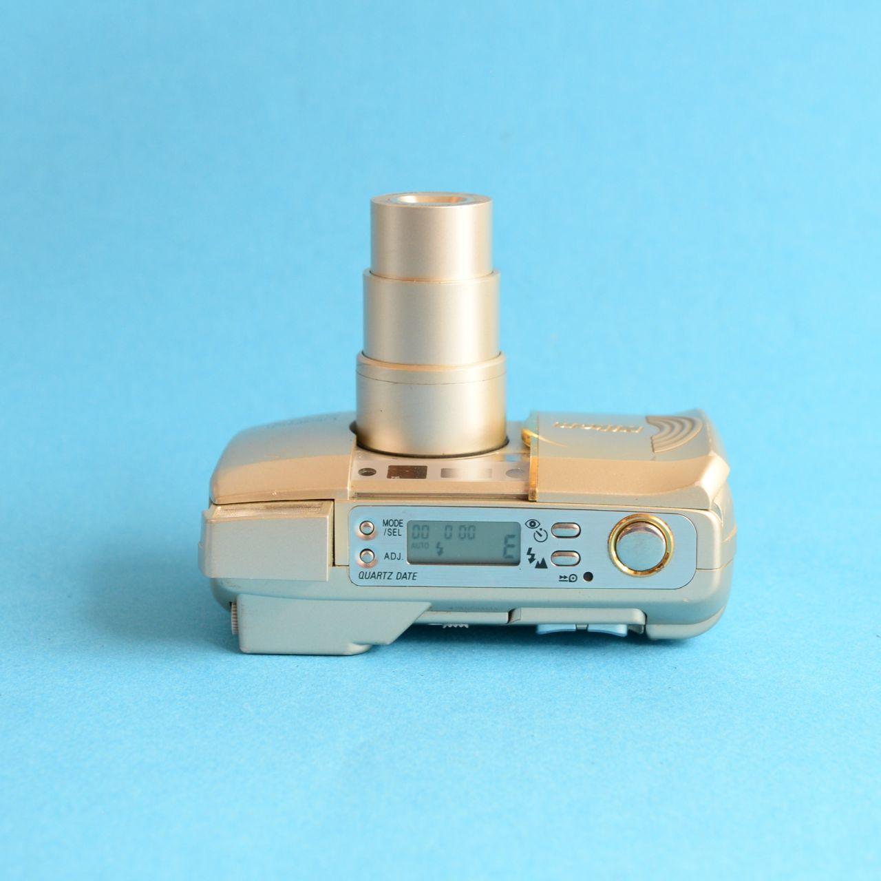 Nikon Lite Touch Zoom 120 Film Camera | 35mm Point & Shoot | Tested & Working | Gold