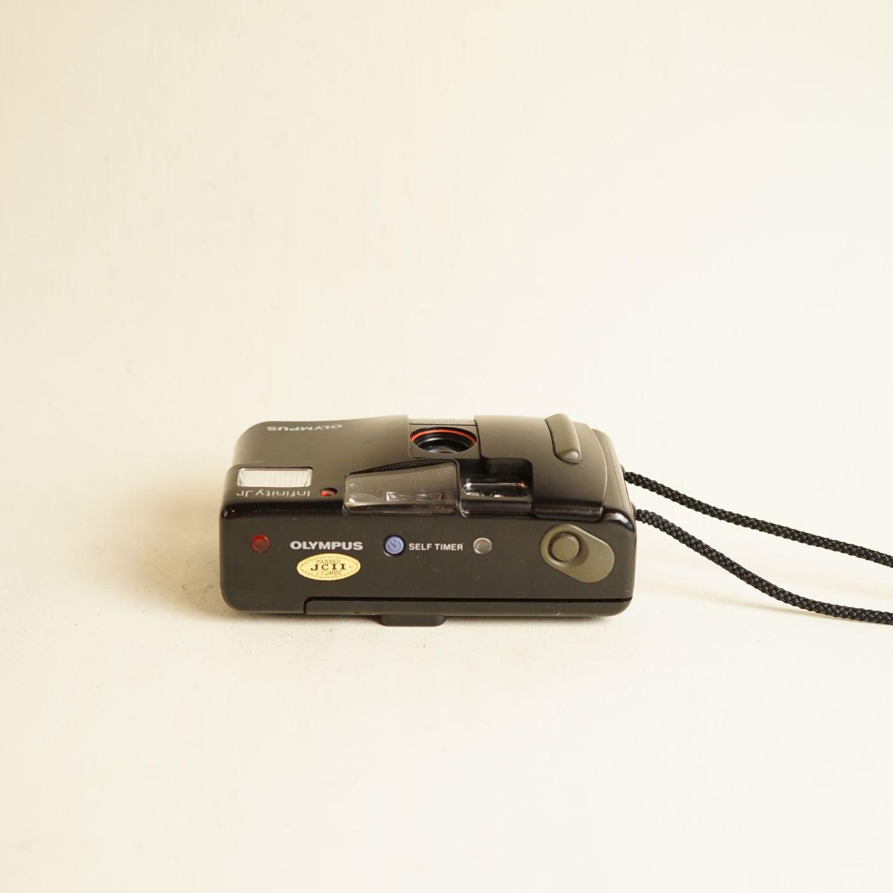 Olympus Infinity Jr Film Camera | 35mm Point & Shoot | Tested & Working | Black