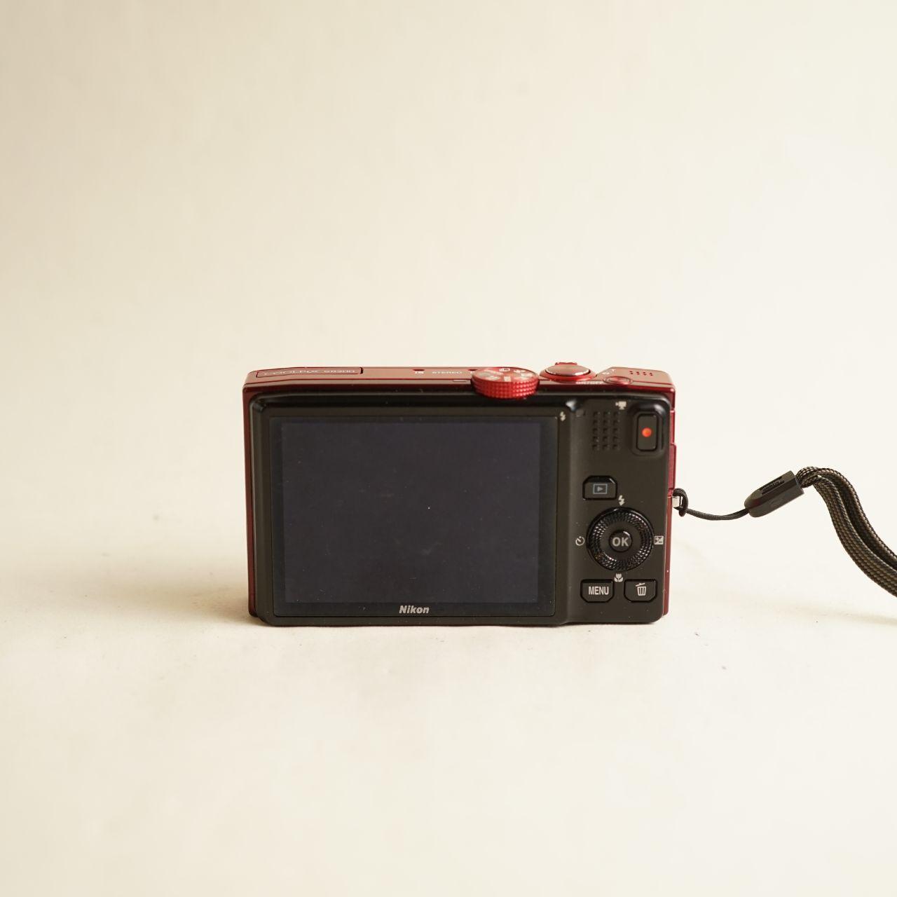 Nikon Coolpix S8200 Digital Camera | 16.1MP | Tested & Working | Red