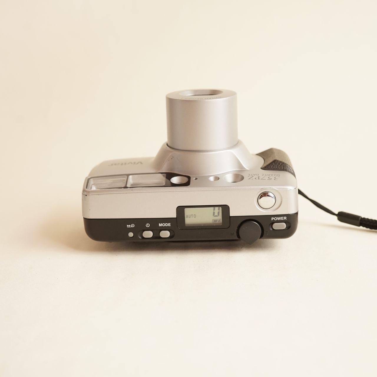Vivitar 357PZ Film Camera | 35mm Point & Shoot | Tested & Working | Black