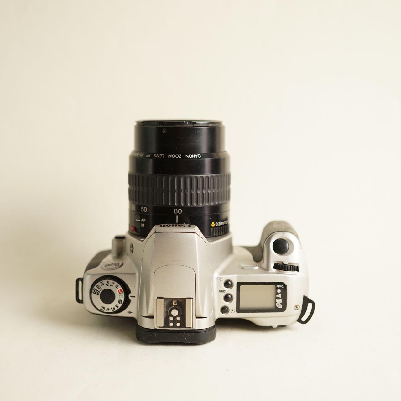 Canon EOS Rebel 2000 35mm SLR Film Camera with Canon EF 35–80mm Lens | Tested & Working | Silver & Black