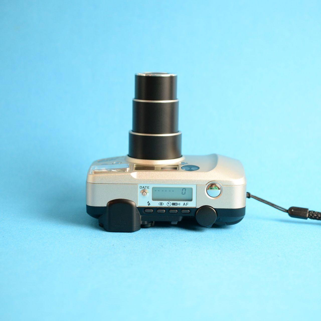 Pentax IQZoom 928M Film Camera | 35mm Point & Shoot | Tested & Working | Silver