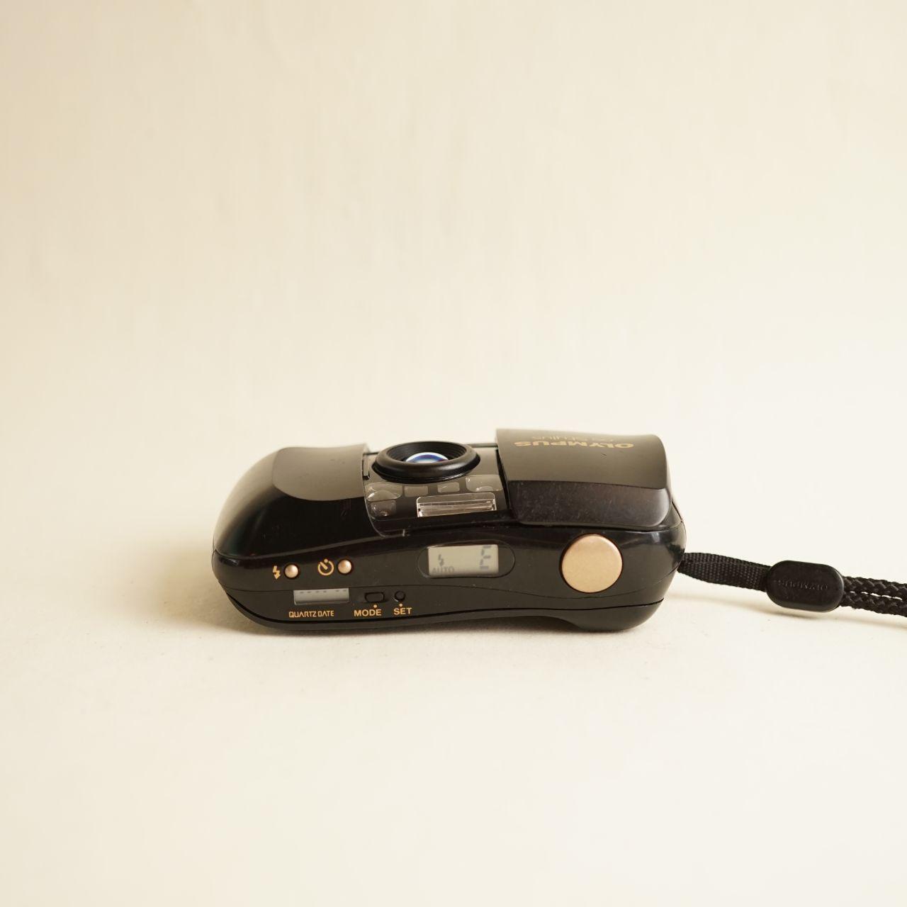 Olympus Infinity Stylus MJU I | Film Camera | 35mm Point & Shoot | Tested & Working | Black