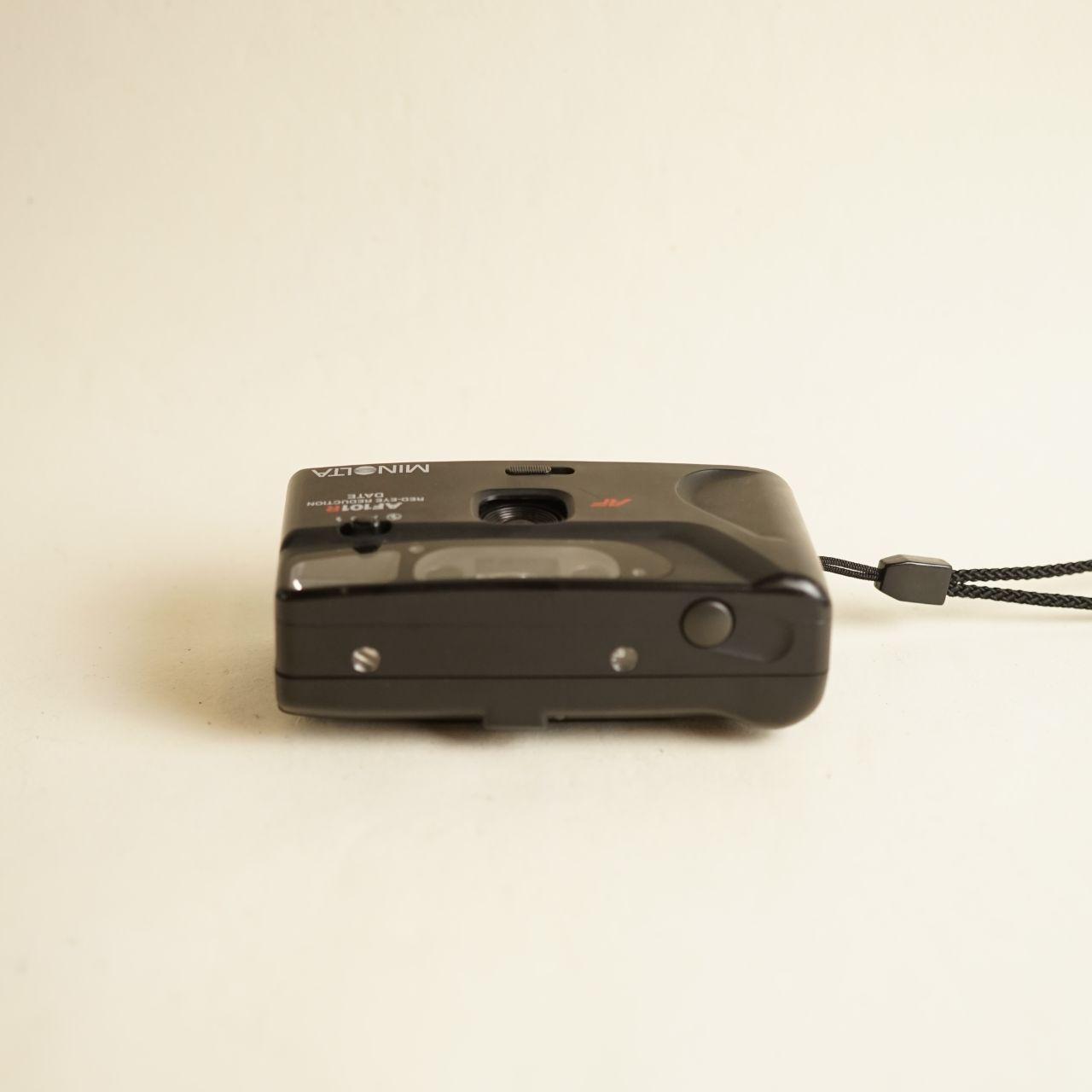 Minolta AF101R Film Camera | 35mm Point & Shoot | Tested & Working | Black