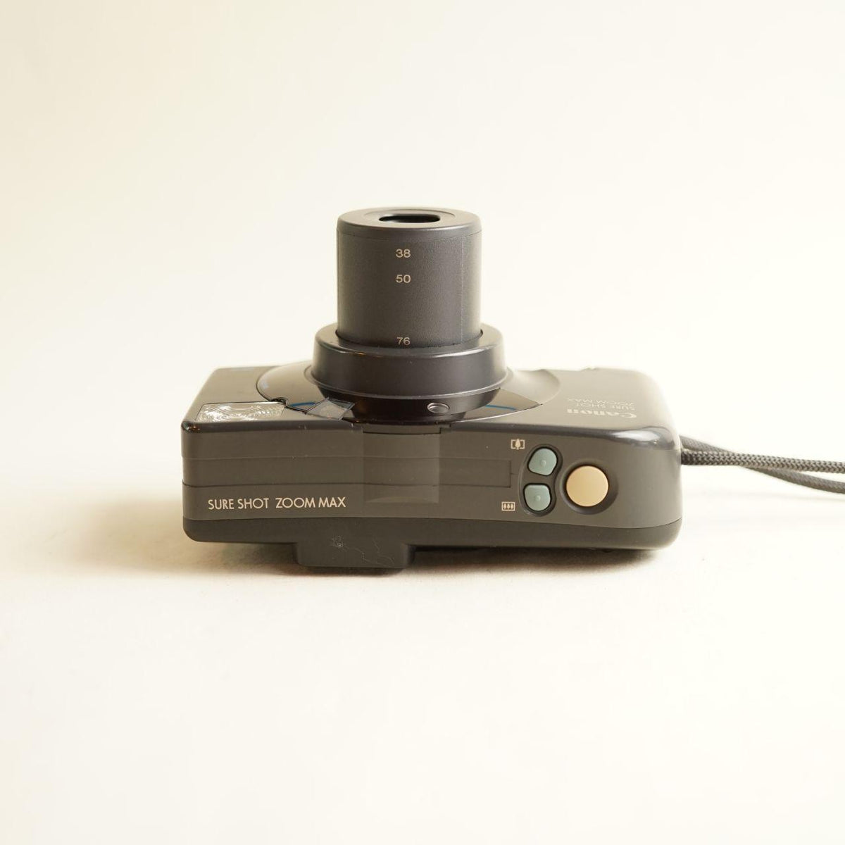 Canon Sure Shot Zoom Max Film Camera | 35mm Point & Shoot | Tested & Working | Black