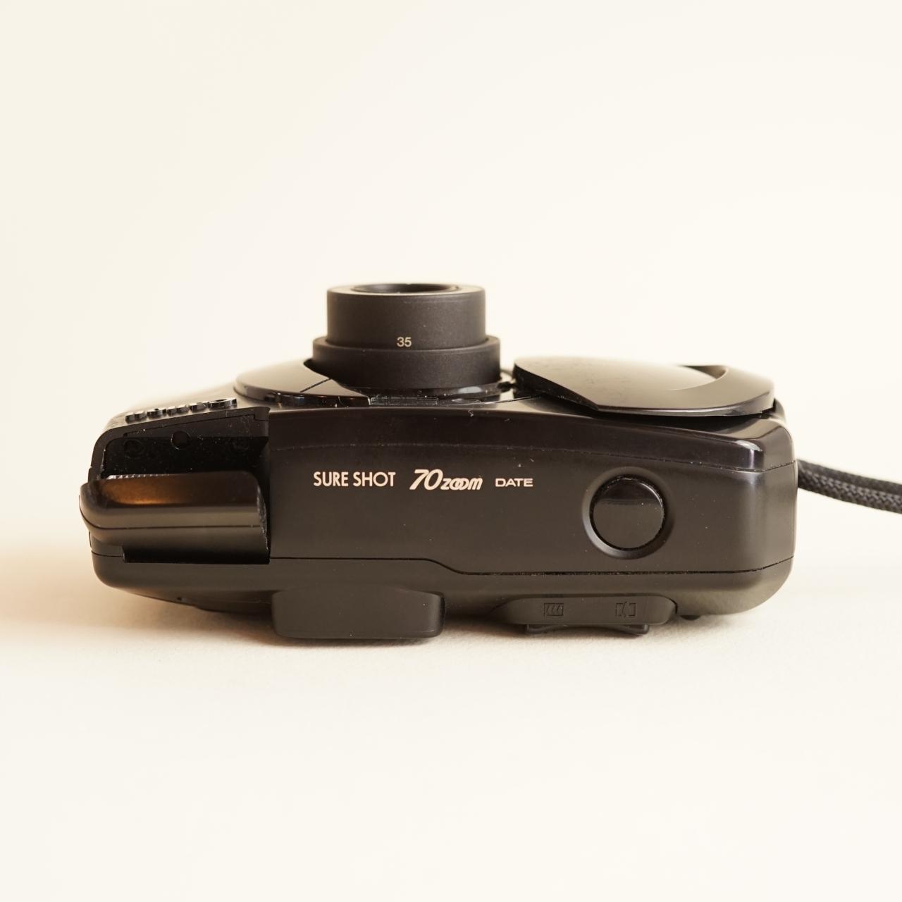 Canon Sure Shot 70 Zoom Film Camera | 35mm Point & Shoot | Read Description | Black