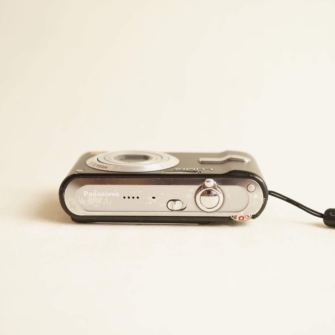 Panasonic Lumix DMC-FX12 Digital Camera | 7.2MP | Tested & Working | Silver