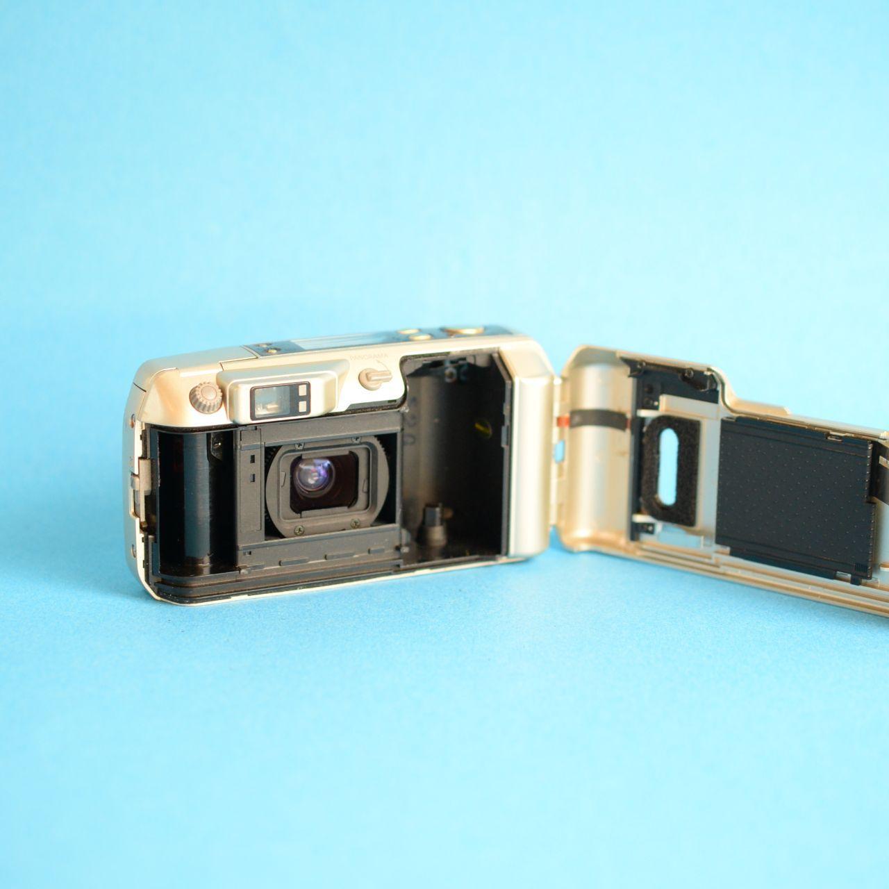 Nikon Lite Touch Zoom 130 ED Film Camera | 35mm Point & Shoot | Tested & Working | Gold