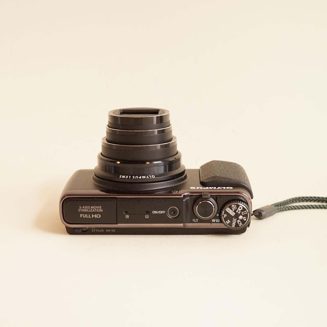 Olympus Stylus SH-50 Digital Camera | 16MP | Tested & Working | Black