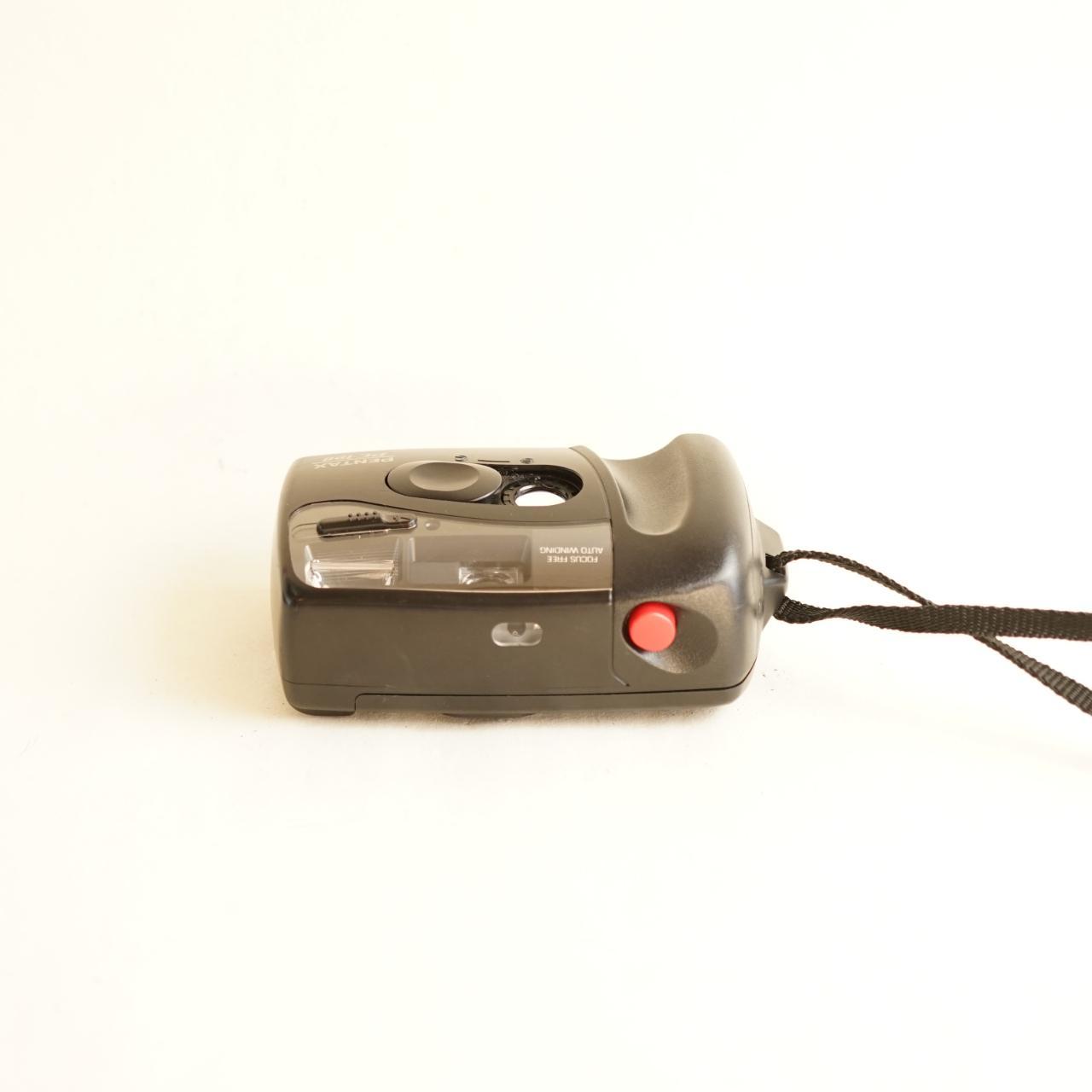 Pentax PC-100 Film Camera | 35mm Point & Shoot | Tested & Working | Black