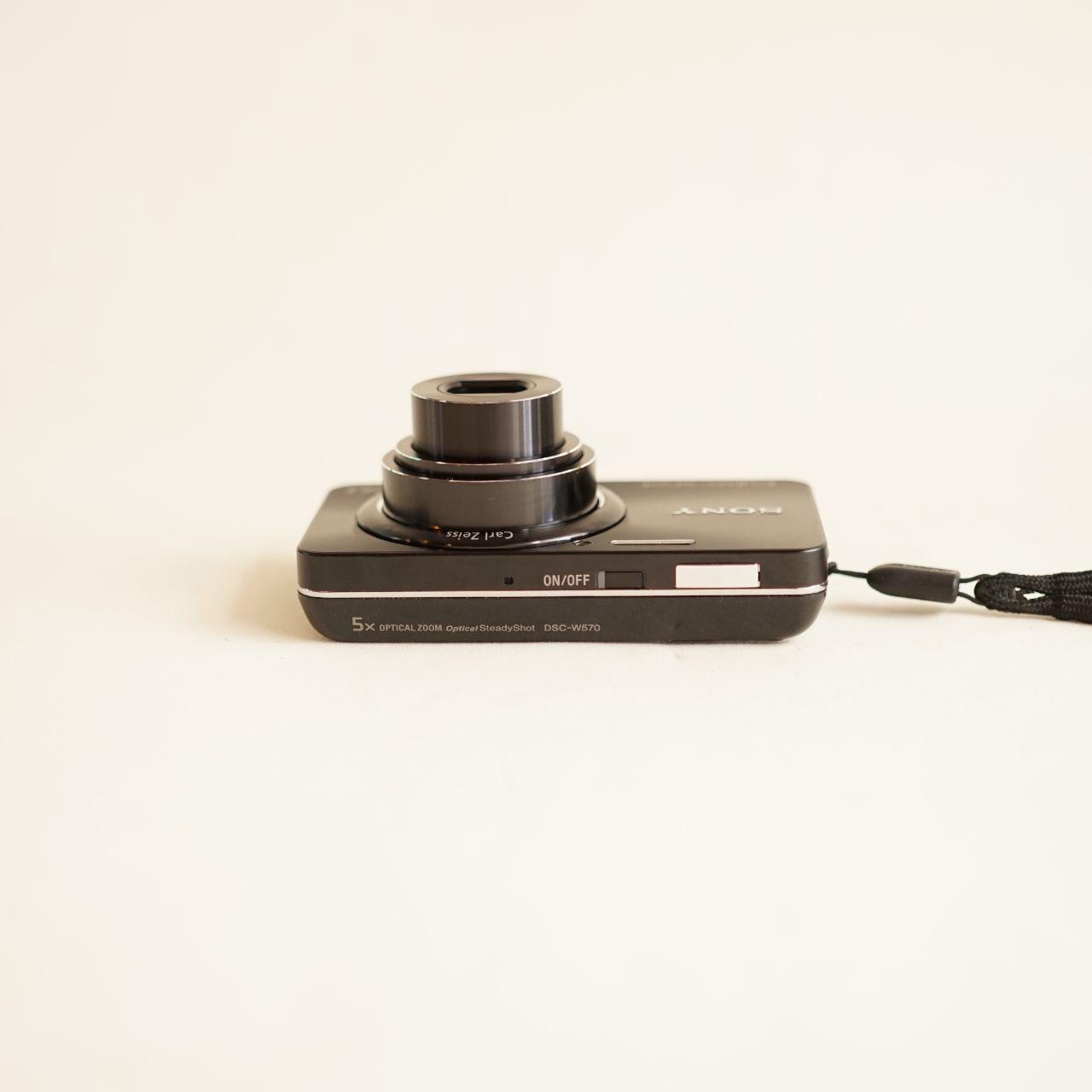 Sony Cyber-shot DSC-W570 Digital Camera | 16.1MP | Tested & Working | Black